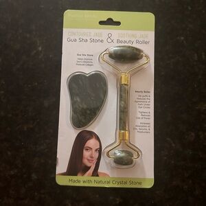NEW Precision Beauty Jade Beauty Roller and Gua Sha Stone